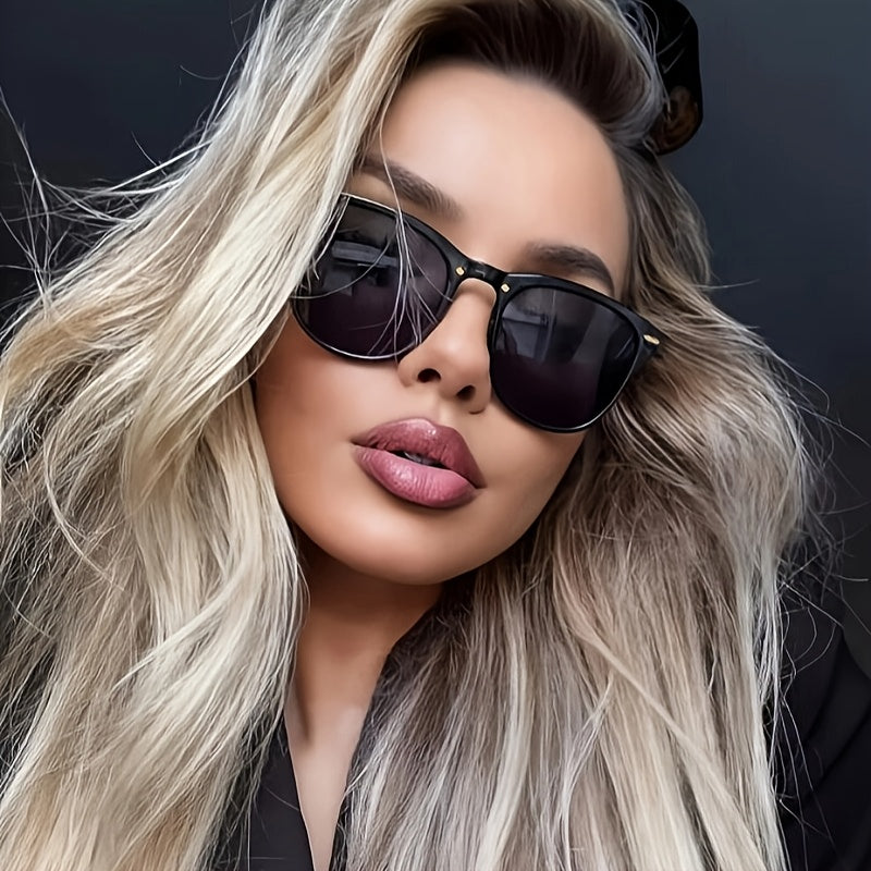 New Stylish Small Frame Round Semi-Metal Glasses for Men And Women, Trendy on Instagram