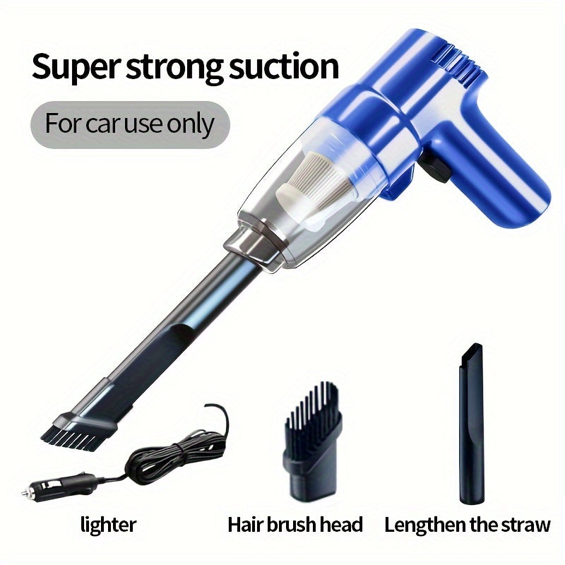 OUDEMU Car Vacuum Cleaner - Powerful 3Kpa Suction, Corded (3M), Lightweight Handheld Car Vacuum Cleaner, Single-Point Exhaust, Suitable for Cars, Trucks, Home - Lightweight And Portable, Without Battery