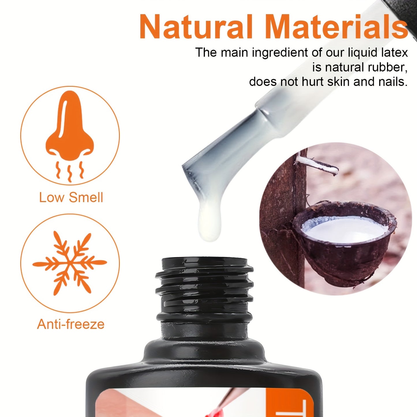 8ml Nail Off Liquid Anti-Overflow Glue Edge Latex Tape, OffCuticle Guard Nails Finger Lacquer Protector, Manicure Polish Accessory