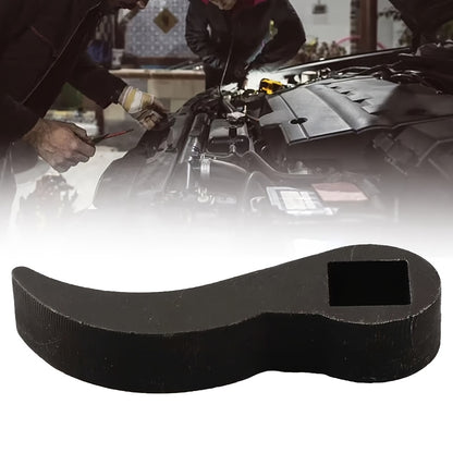 1pc Carbon Steel Adjustable Angle Bull Horn Pry Bar Adapter Head Tool for 1/2 Ratchet Open-End Wrench, Half Shaft Drive Shaft Disassembly Tool