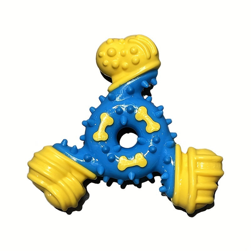 Deep Cleaning of Teeth for Pets, Grinding Toys, Nylon Biting Glue, Triangular Bone, Bite Resistant Teeth Cleaning Stick, Dog Biting Interactive Puzzle Toy