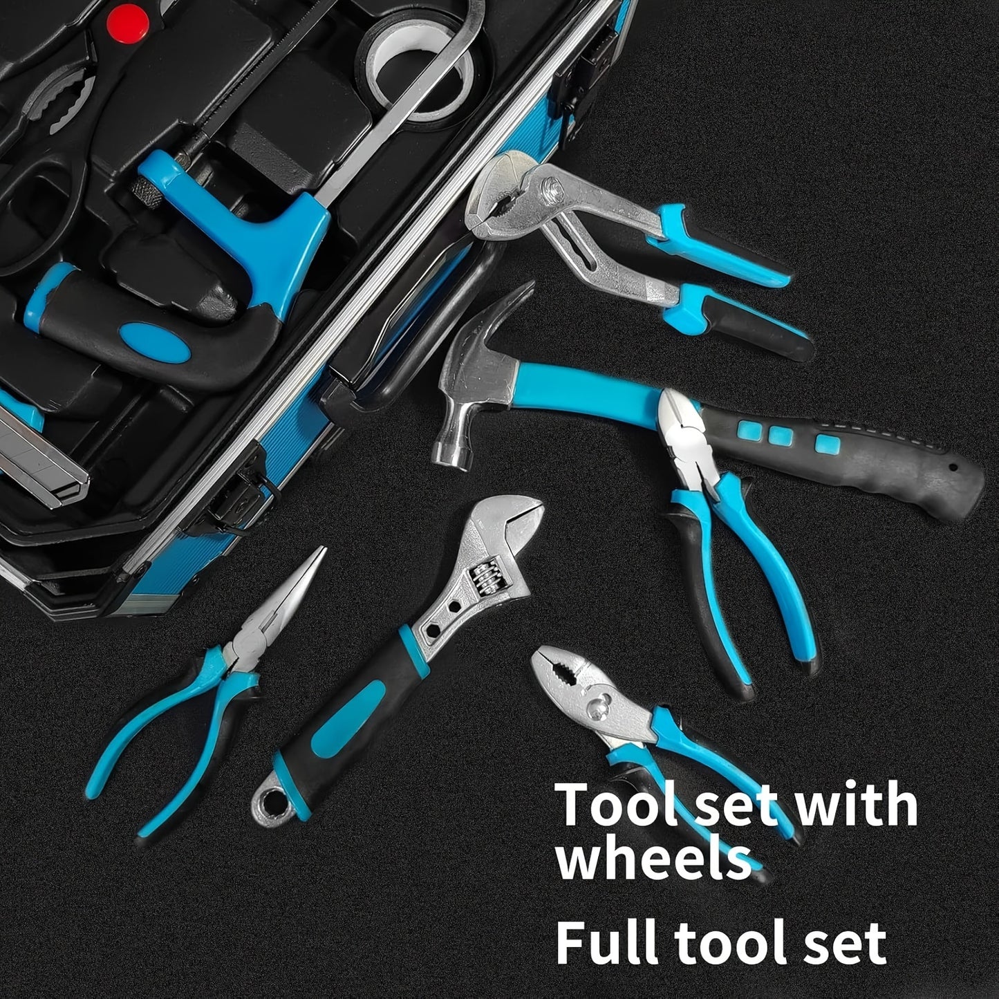 799pcs Tool Kit, Household Tools Kit, Tool Set, Home Repair Tools Set for Homeowner, Hand Tool Kit with Carrying Tool Box, Full Tool Set, Father's Day, Christmas Gift for Men As Thanksgiving Christmas Day Gifts