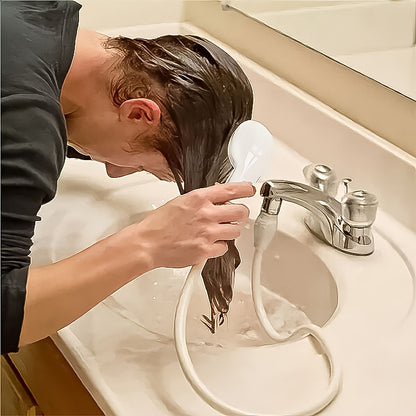 1pc Faucet Washing Hair Shower Pet Cat Dog Bath Faucet Sprayer, Multi-purpose Faucet, Shower Spray Head Convenient Easy InstallationFor shower use only