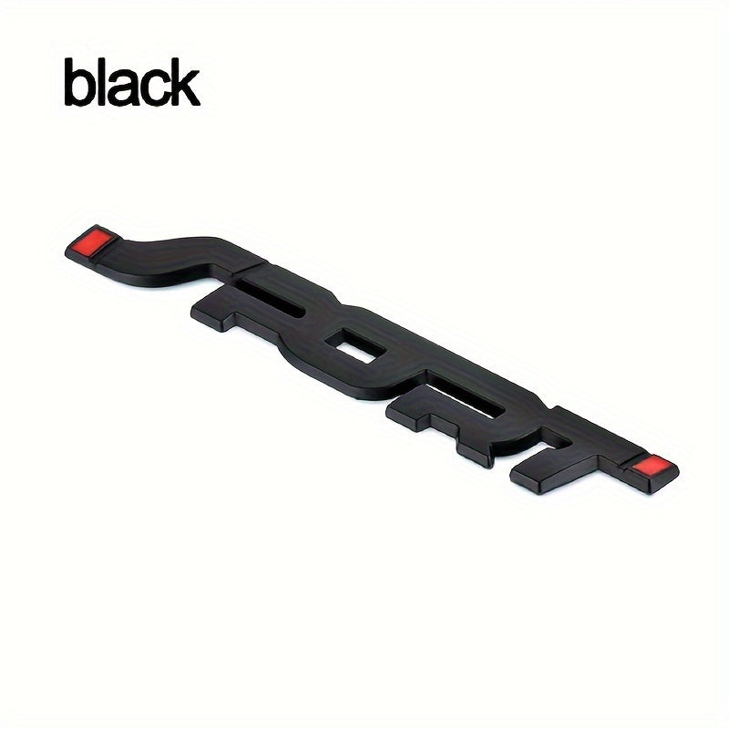 [Sporty Car Stickers] Sporty Metal 3D Logo Stickers for Car | Emblem Badge for Trunk and Fender