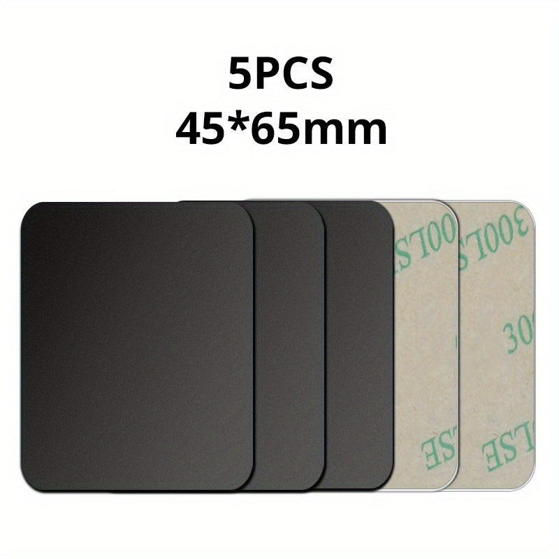 [Metal Phone Holder] 5pcs Metal Plate Sticker Disk Iron Sheet for Magnetic Car Phone Stand Holders | Mobile Phone Holder