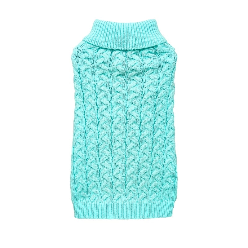 Casual Dog Sweater, Two-Leg Elastic Full Twist Knit, Comfortable Teddy Bichon, Solid Color Multi-style, Cross-border New