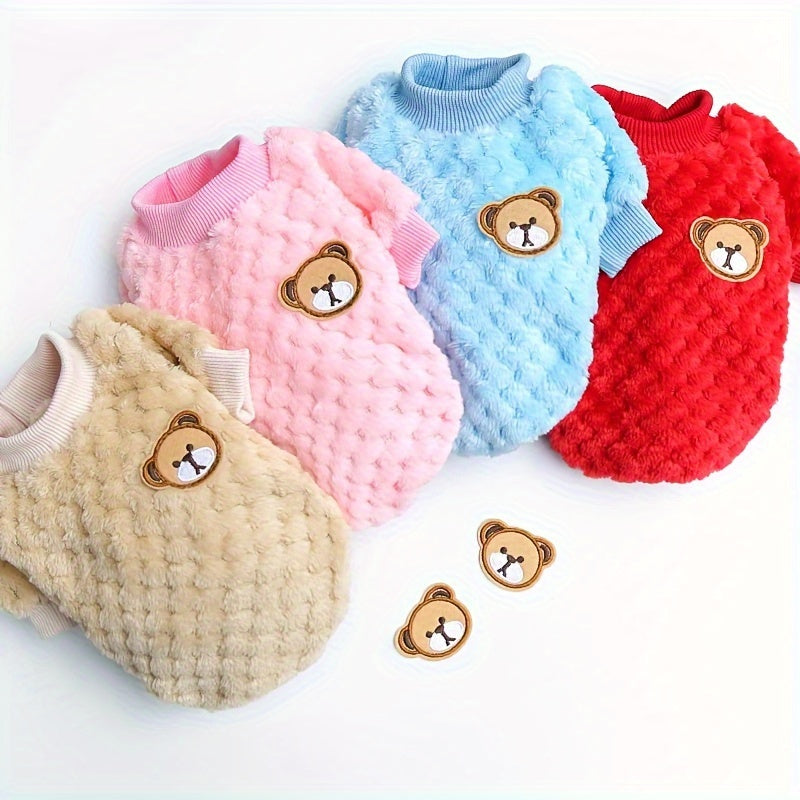 [Pineapple Vest | Flannel] Autumn Winter Pineapple Vest 1pc | Small Medium Dog Clothes, Cat Pet Clothes | Flannel Material, Two Legged, XS/S/M/L/XL/XXL Models, Multiple Colors