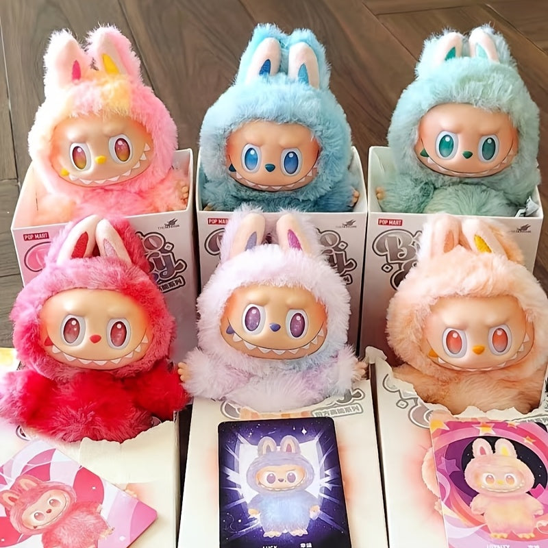 POP MART Labubu 3.0 Monster Plush Mystery Box Collectible - Cute Chibi with 6 Colors (/////), Random Figure for Anime Fans &, Collectible Suitable for &
