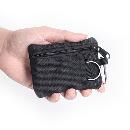 [Polyester|Casual] Small Casual Polyester Mini Coin Purse Key Pouch | Nylon Zipper Sports Storage Bag, Hanging Card Holder