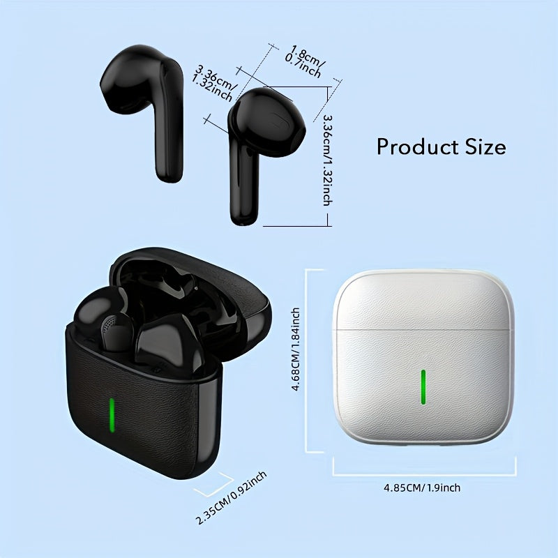 New Wireless Earbuds with Extended Battery Life, Perfect for Sports And Gaming, Featuring Dual Stereo In-Ear Design