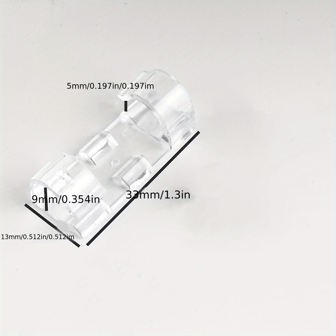 100pcs Adhesive Cable Clamps | Transparent Plastic Wire Brackets for Power Line Management, Ideal for Walls and Under Tables