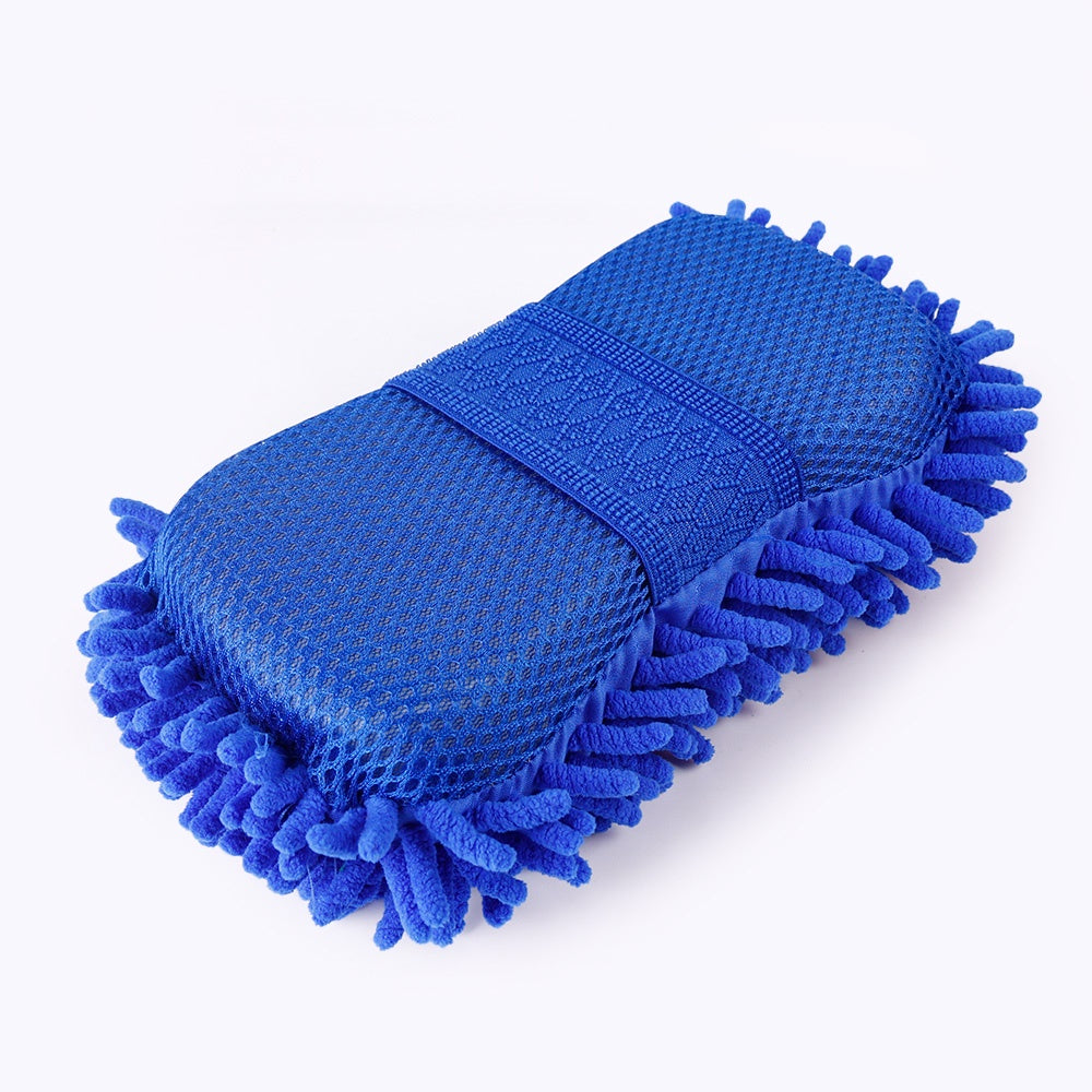 Coralline Sponge Car Exterior Cleaning Sponge Block Car Glass Cleaning Soft Brush Detail Cleaning Brush Car Wash Dust Cleaning Supplies
