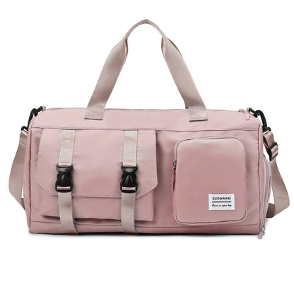 Women's Crossbody Bag, Outdoor Sports Fitness Bag, Weekend Luggage Bag, Yoga Bag, Multi-Pocket Short Trip Handbag