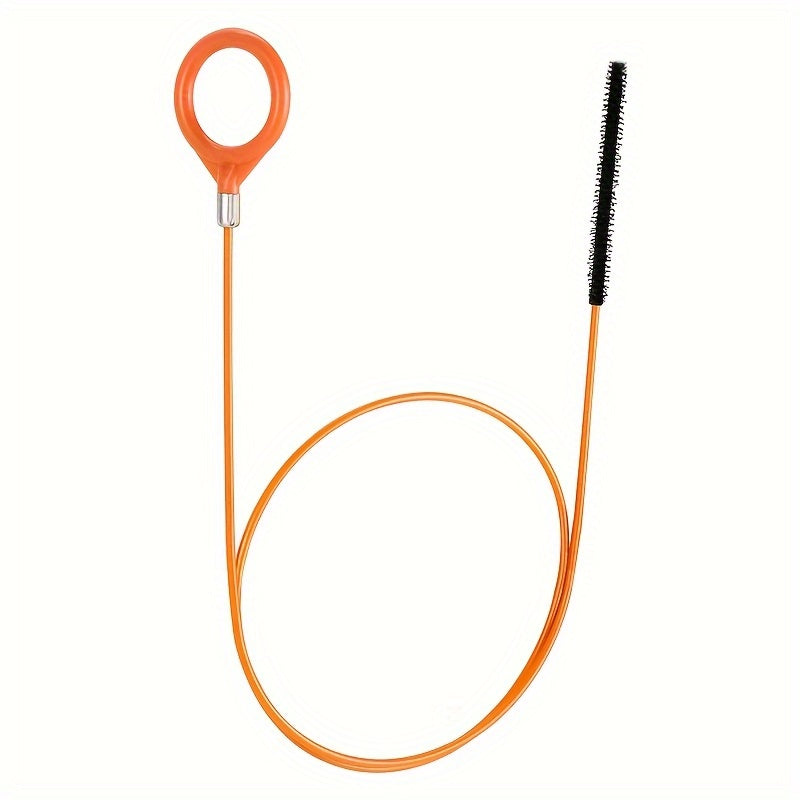 [Extra-Long Drain Hook] 1pc / 3pcs Extra-Long Stainless Steel Drain Hook with Nylon Coating — Suitable for Bathroom Sinks, Bathtubs, and Showers