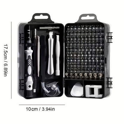 117-In-1 Precision Screwdriver Set, Essential Repair Tools for Home, -Shaped Hex Screwdriver Kit