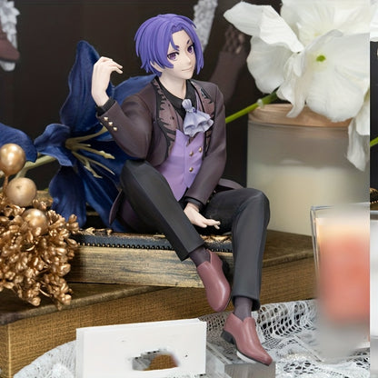 Chibi-Style Anime Figure Collectible Statue - Dynamic Pose & Detailed Shading, Manga Character Model Doll for Display, Ideal Gift for s & (Compatible with Chibi-Fig)