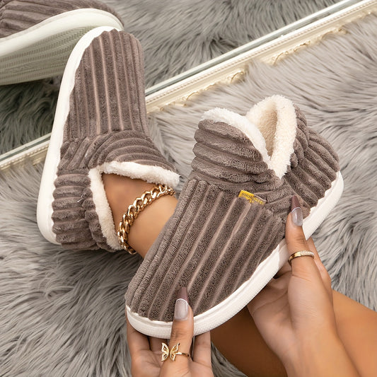 Fashionable Lightweight Glutinous Rice Strip-shaped Warm Shoes, Women Shoes
