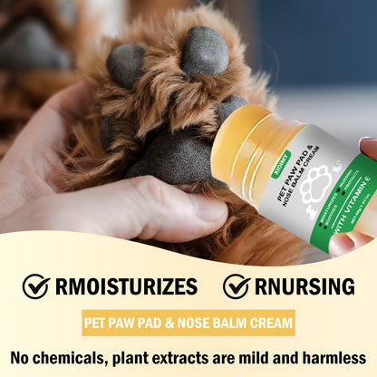 1.411Oz Moisturizing Stick for Pets' Noses And Paw Pads, Suitable for Cats And Dogs, Portable, Highly Moisturizing, Deeply Nourishing, Improves Dryness, Cares for Your Pet'S Nose And Paw Pads, Suitable for Both Cats And Dogs, Without Battery