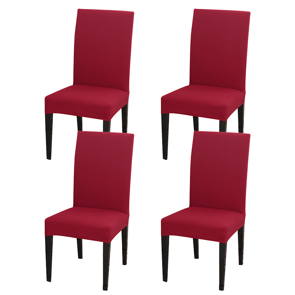 4-Piece/6-Piece/8-Piece/10-Piece/12-Piece S-Size Elastic Kitchen Chair Covers for Home Use