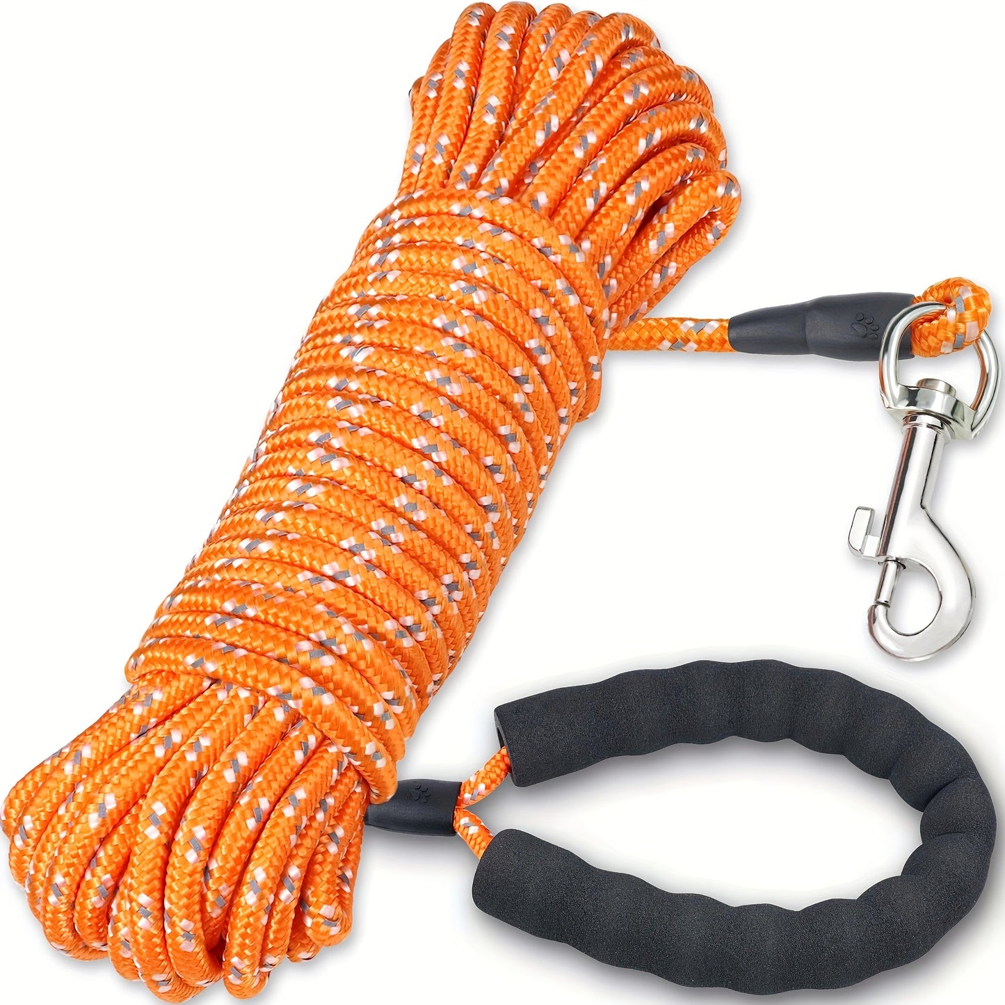 Reflective Long Dog Leash For Large Medium Small Dogs Training Outside Walking, Playing, Camping, Or Yard