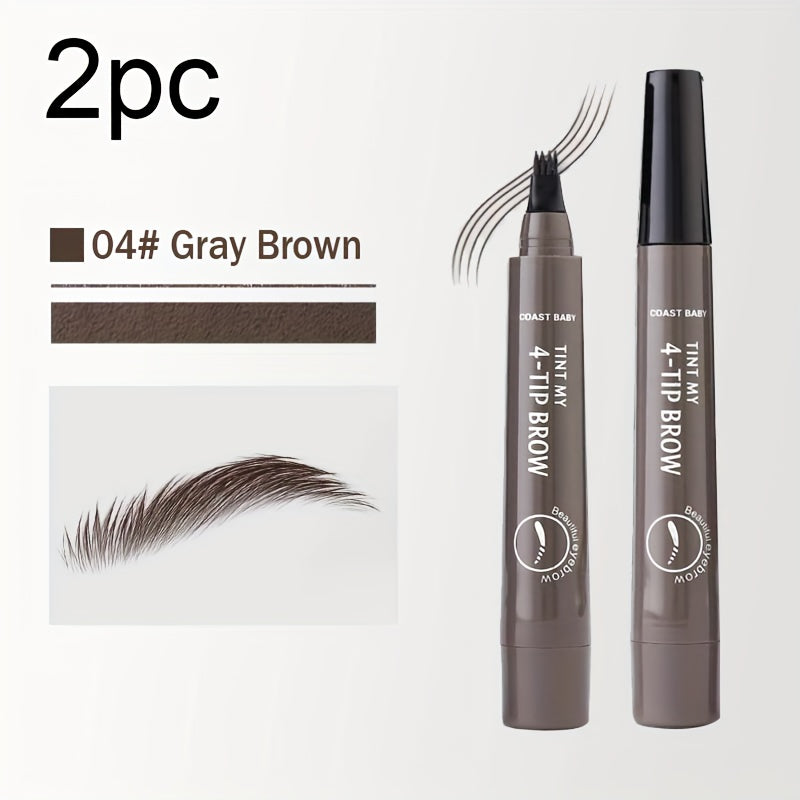 2pc Long-lasting, Smudge-proof, 24-hour Refined Look. Effortlessly Create Natural Mist-like Brows. Portable Design for Touch-ups Anytime, Anywhere. Excellent Value. A Refined Makeup Look Starts with Your Brows. Waterproof