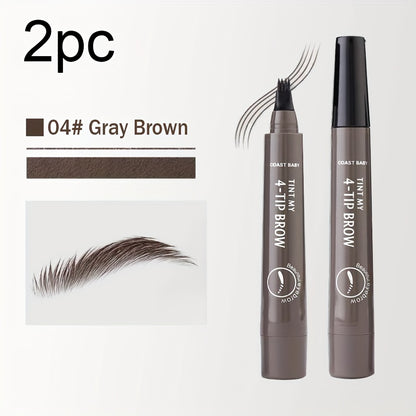 2pc Long-lasting, Smudge-proof, 24-hour Refined Look. Effortlessly Create Natural Mist-like Brows. Portable Design for Touch-ups Anytime, Anywhere. Excellent Value. A Refined Makeup Look Starts with Your Brows. Waterproof