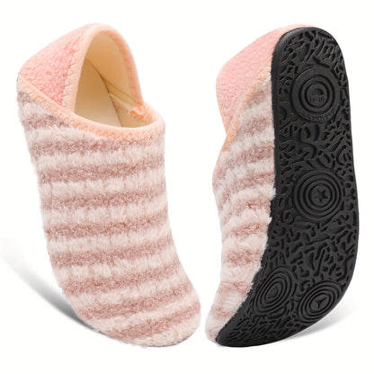 Women And Men Rubber Sole Soft-Lightweight Flat Shoes Non Slip House Gifts for Couple Slipper Designed for Wide Feet, Women Shoes