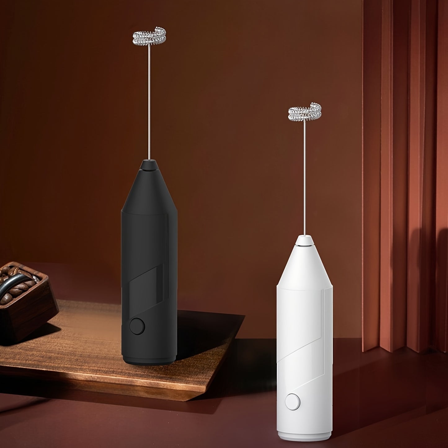 A Handheld Electric Mixer, Whisk, Milk Frother, Coffee, Latte And Cappuccino Foam Maker, Matcha Drink Mixer, And Kitchen Gadgets