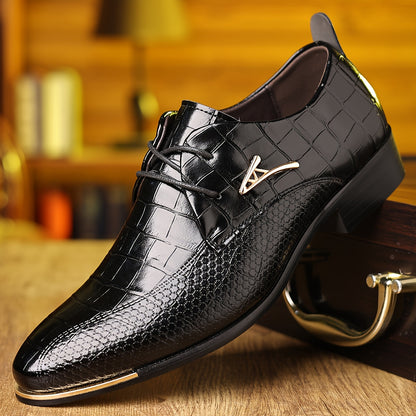 New Men'S Formal Shoes, Elegant Footwear for Men, Large Size Loafers, Casual Shoes, Gifts for Men, Pointed Fashionable Social Shoes, Barber Shoes, Men'S Black Shoes