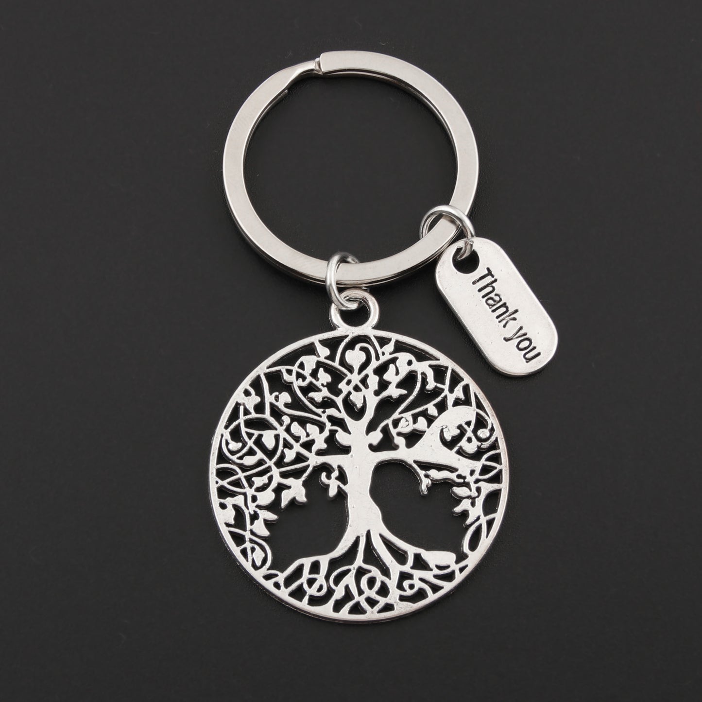 Tree of Life Nameplate Keychain