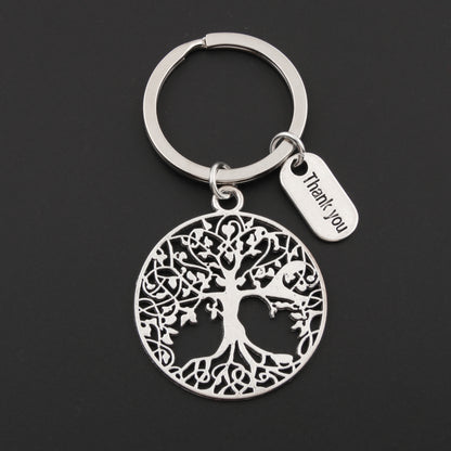 Tree of Life Nameplate Keychain