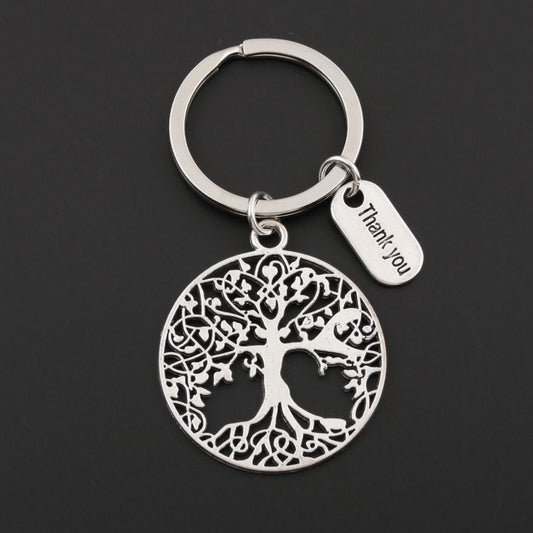 Tree of Life Nameplate Keychain