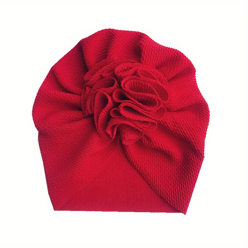 [Adorable Baby Turban] Soft & Adorable Baby Flower Turban Hats | Cozy Head Wraps For Newborns & Nursery