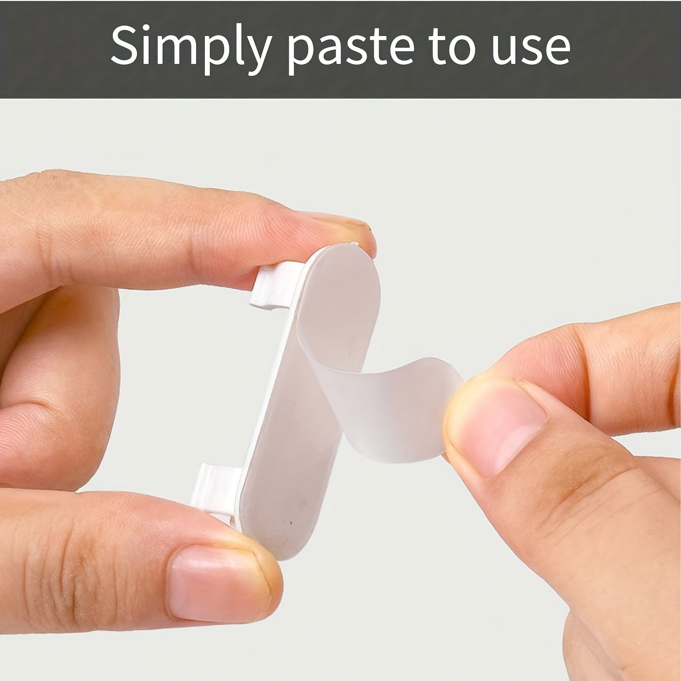 10pcs Ultimate Adjustable Cable Management Clips - Strong Adhesive, Easy Adjust, Cord Organizers for TV, PC, Ethernet - Neat Wire Holders, Perfect for Under Desk, Wall, Home & Office Organization