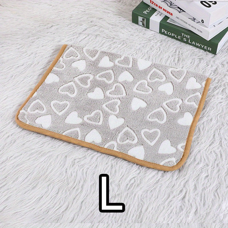 Comfortable And Breathable Cute Cartoon Pattern Dog Bed Blanket Washable Pet Blanket Cat And Dog Nest Mat