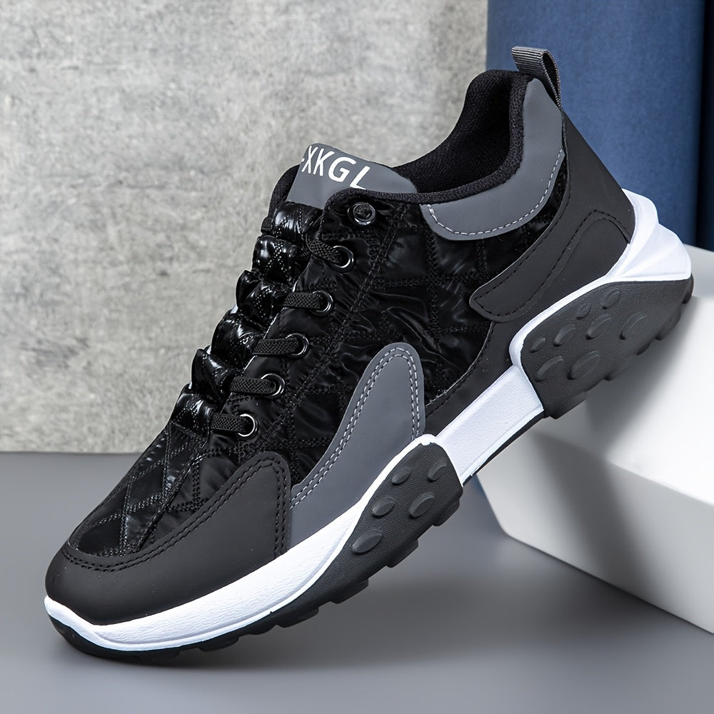 Men'S Thick-Soled Dad Shoes for Autumn And Winter, Korean Style, Comfortable Running Sneakers, Low-Top Fashionable Breathable Sports Shoes