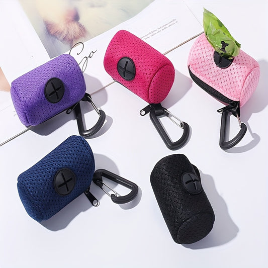 Pet Garbage Bag | Dog and Poo Bag Storage and Dispenser, Portable for Outdoor Use