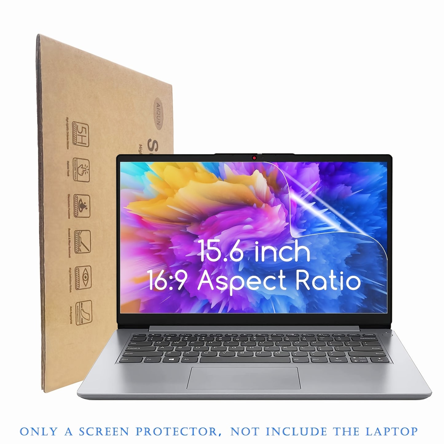 15.6-Inch Laptop Anti-Glare Screen Shield, Designed for Notebook Computers from HP, DELL, Asus, Acer, for Sony, for Samsung, for And with a 16:9 Display Ratio. Please Note, This Is Only The Screen Protector, Not The Laptop Itself.
