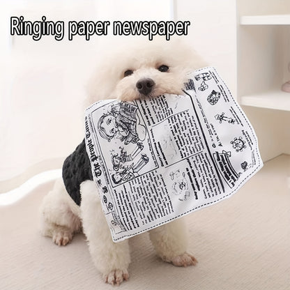 Dog Sound Toys That Crinkly Paper, Interactive Noise-Making Cards for Pets, Durable And Engaging Toys for Corgis And Teddy Dogs, Entertainment, Without Battery