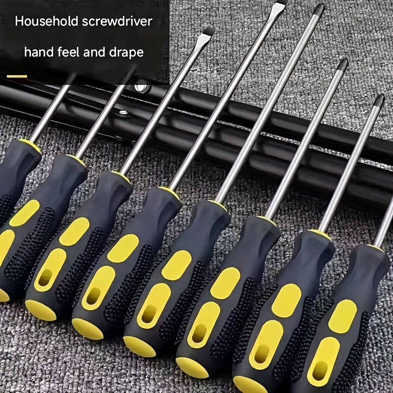 9003# Massage Handle Phillips Cross Industrial Grade Screwdriver with Magnetic Home Repair Tool 2pcs