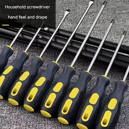 9003# Massage Handle Phillips Cross Industrial Grade Screwdriver with Magnetic Home Repair Tool 2pcs
