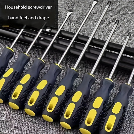 9003# Massage Handle Phillips Cross Industrial Grade Screwdriver with Magnetic Home Repair Tool 2pcs