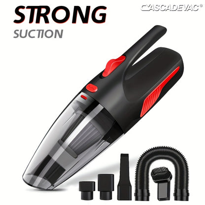 7pcs High-Power Cordless Vacuum Cleaner Set, Dual-Use for Home and , Strong Suction for Dust Removal and Interior Cleaning, Multi-Scene Use