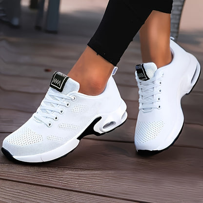 Ladies Sneakers Female Running Shoes Breathable Casual Shoes Woman Sports Shoes Platform Sneakers Height Increase Shoes, Women Shoes