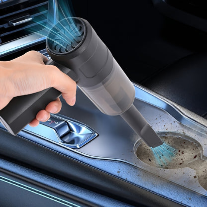 [USB Rechargeable Mini Vacuum] 2025 New Car Mini Vacuum Cleaner, High Power Long Battery Life, USB Rechargeable, Compact and Convenient, Professional Cleaning for Car Interior, Sofa, Seats, Carpets, Glass Gaps, Dust Vacuum Cleaner with Suction and Blow Fu