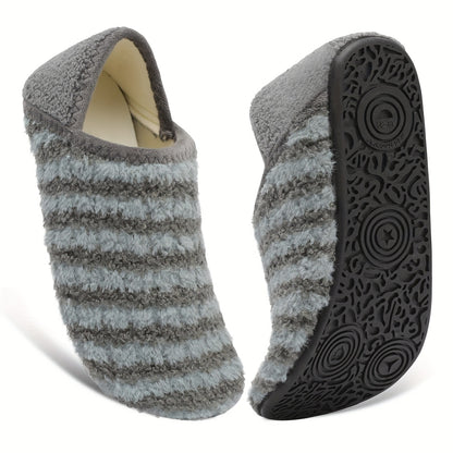 Women And Men Rubber Sole Soft-Lightweight Flat Shoes Non Slip House Gifts for Couple Slipper Designed for Wide Feet, Women Shoes