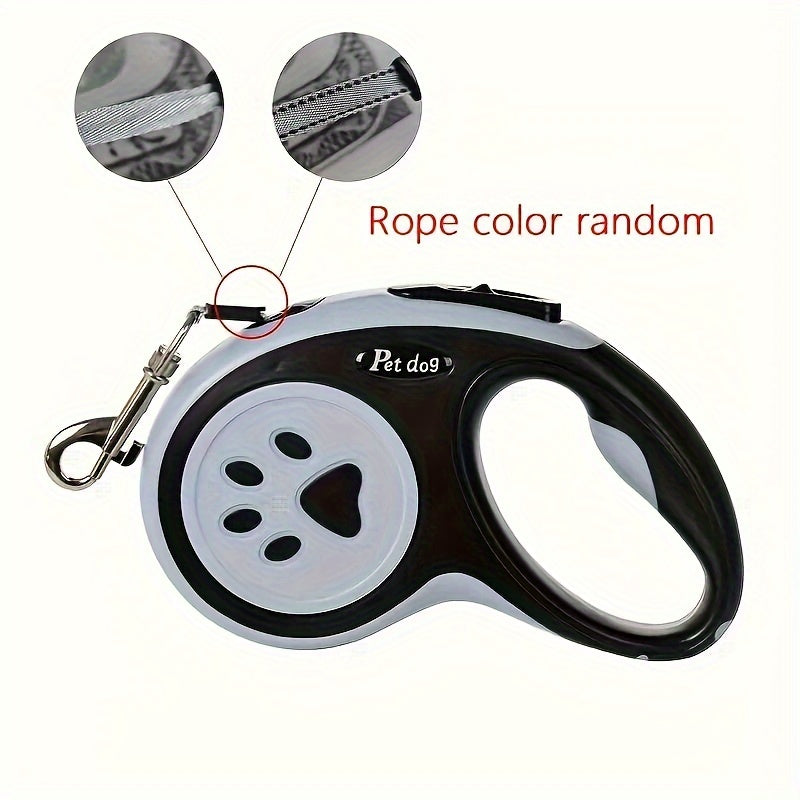 Durable One-Button Retractable Dog Leash for Small and Medium Pets - Ideal for Outdoor Walks and Travel