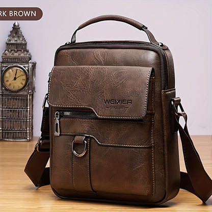 Men'S Vintage Shoulder Bags for Business And Crossbody Use