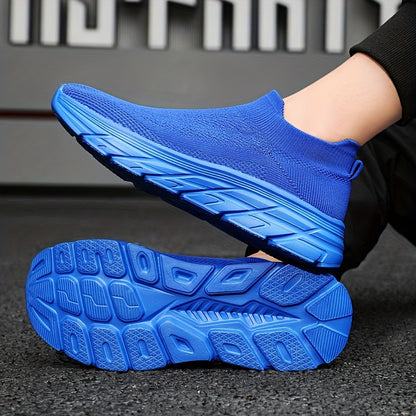 Men's Casual Sneakers, Comfortable and Breathable Slip-On Sock Shoes