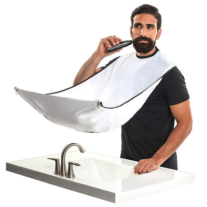 Mens Hair Catcher for Shaving, Trimming - Grooming Accessories & Gifts for Dad or Husband - 1 Size Fits All